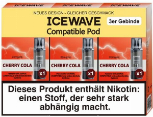 Icewave Compatible Pod Cherry Cola 20mg/ml 3 Stück
