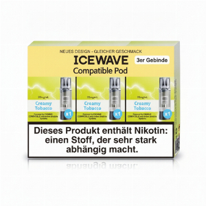 Icewave Compatible Pod Creamy Tobacco 20mg/ml 3 Stück