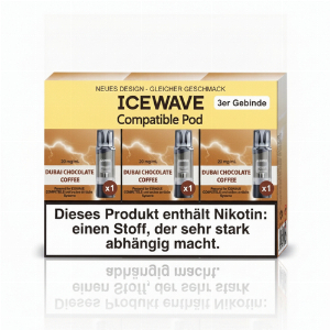 Icewave Compatible Pod Dubay Chocolate Coffee 20mg/ml 3 Stück
