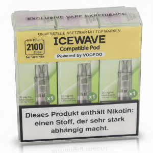 Icewave Compatible Pod Lemon Tea Basil 20mg/ml 3 Stück