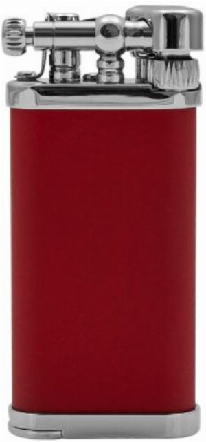IM Corona Old Boy IC 64-3106 Pfeifenfeuerzeug Rot metallic, verchromt