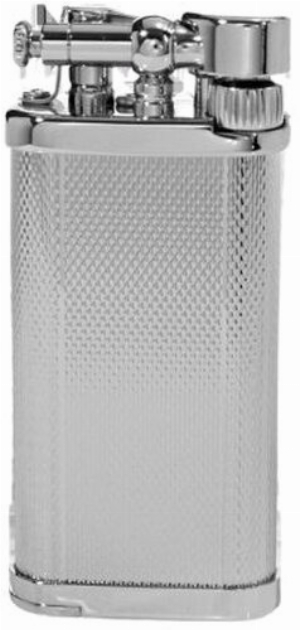 IM Corona Old Boy IC 64-3211 Pfeifenfeuerzeug verchromt, gekörnt