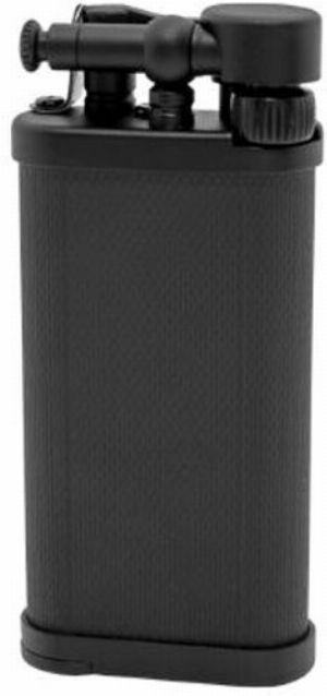 IM Corona Old Boy IC 64-9211 Pfeifenfeuerzeug Schwarz matt, gekörnt