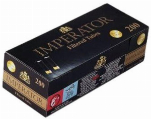 Imperator Black Zigarettenhülsen Super Long Filter 200 Stück