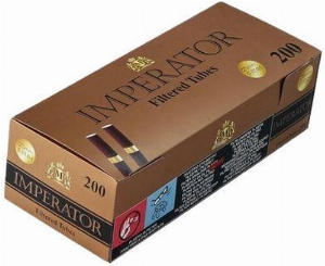 Imperator Brown Zigarettenhülsen Super Long Filter 200 Stück