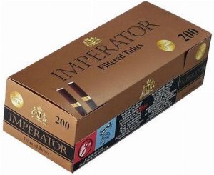 Imperator Brown Zigarettenhülsen Super Long Filter 200 Stück