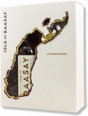 ISLE OF RAASAY Geschenkset mit 2 Gläsern 46,4% Vol. 700ml