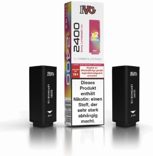 IVG 2400 4-Pod-System Berry Lemonade Ice Prefilled Pod 2x2ml 20mg