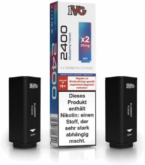 IVG 2400 4-Pod-System Blueberry Fusion Prefilled Pod 2x2ml 20mg