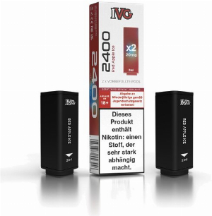 IVG 2400 4-Pod-System Red Apple Ice Prefilled Pod 2x2ml 20mg