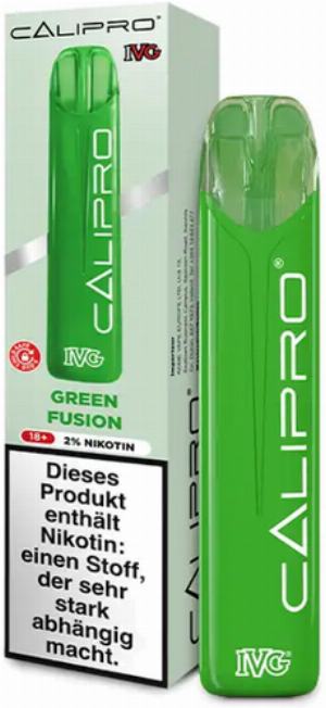 IVG Calipro Einweg E-Zigarette Green Fusion 20mg