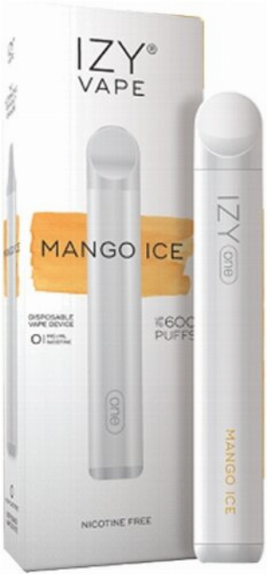 IZY One Einweg E-Shisha Mango Ice 0mg ca. 600 Puffs