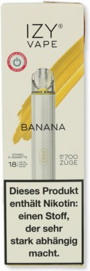 IZY Pro Vape Einweg E-Zigarette Banana 18mg