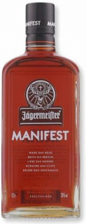 Jägermeister Manifest 38% Vol. 0,5 Liter