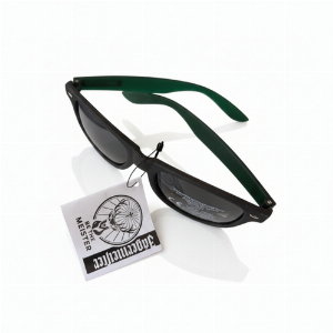 Jägermeister Sonnenbrille Schwarz / Grün