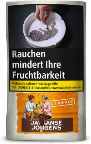 Javaanse Jongens Tabak Classic ohne Aromazusätze 30g Päckchen Zigarettentabak  