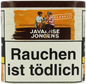 Javaanse Jongens Tabak Classic ohne Aromazusätze 65 g Dose Zigarettentabak