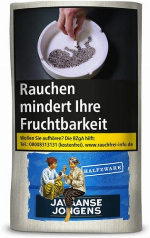 Javaanse Jongens Tabak Halfzware ohne Aromazusätze 30g Päckchen Zigarettentabak
