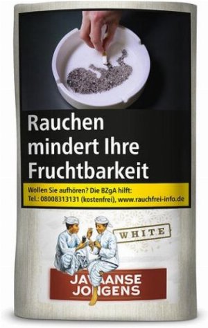 Javaanse Jongens Tabak White ohne Aromazusätze 30g Päckchen Zigarettentabak