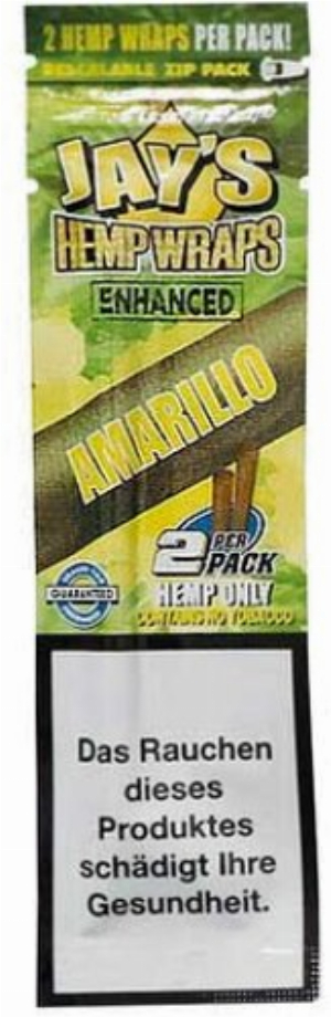 Jay`s Blunts Hemp Wraps Amarillo (Zitronenkuchen) 2Stk.