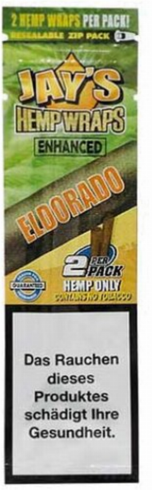 Jay`s Blunts Hemp Wraps Eldorado (Ananas Shake) 2Stk.
