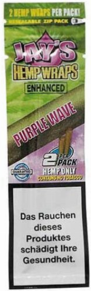 Jay`s Blunts Hemp Wraps Purple Wave (Trauben-Eiscreme) 2Stk.