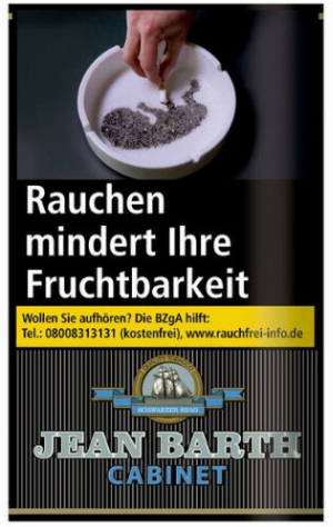 Jean Barth Tabak Schwarzer Shag 35g Päckchen Zigarettentabak