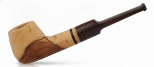 Jean Claude Olivenholz Pfeife Mundstücke in Cumberland-Design Nr. 16