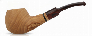 Jean Claude Olivenholz Pfeife Mundstücke in Cumberland-Design Nr. 18