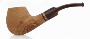 Jean Claude Olivenholz Pfeife Mundstücke in Cumberland-Design Nr.13