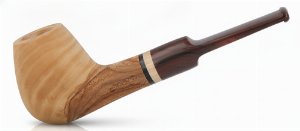 Jean Claude Olivenholz Pfeife Mundstücke in Cumberland-Design Nr.15