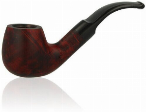 Jean Claude Pfeife Nr. 59 Rot/Schwarz Matt