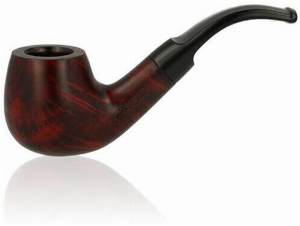 Jean Claude Pfeife Nr. 60 Rot/Schwarz Glänzend