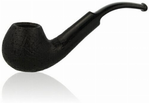 Jean Claude Pfeife Nr.42 schwarz sandgestrahlt