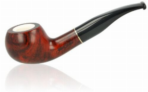 Jean Claude Pfeife Orange/Schwarz Nr. 3