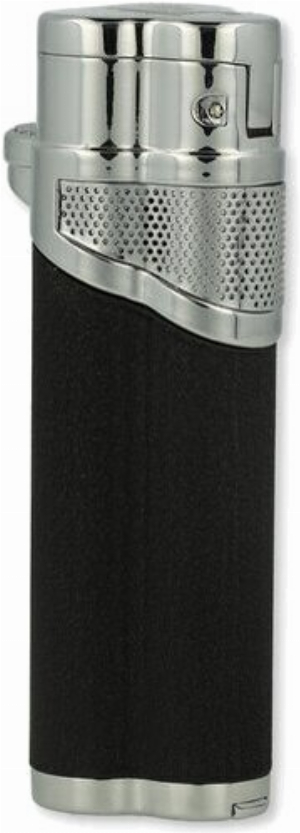 Jet Line Feuerzeug Gonza 1er Jetflame Chrome/Schwarz