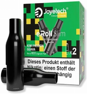 Joyetech eRoll Slim Kiwi Passionfruit Guava Prefilled Pod 2x2ml 20mg