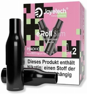 Joyetech eRoll Slim Peach Ice Prefilled Pod 2x2ml 20mg