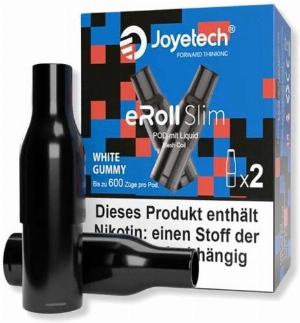 Joyetech eRoll Slim White Gummy Prefilled Pod 2x2ml 20mg
