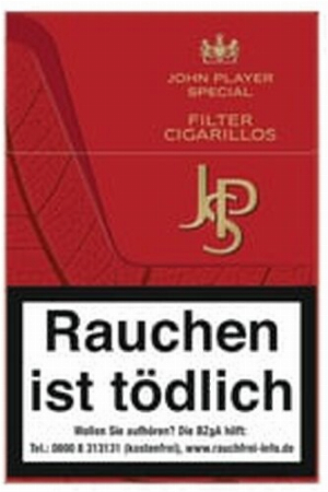 JPS Red Filterzigarillos mit Naturdeckblatt 17er