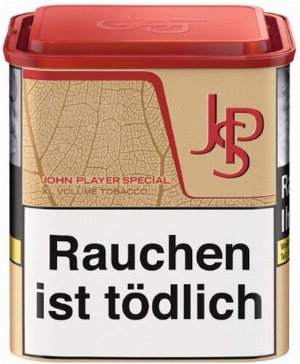 JPS Tabak ohne Zusatzstoffe Just Red Volumentabak 36g Dose