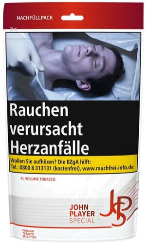 JPS Tabak Red XL 80g Zip Beutel Volumentabak