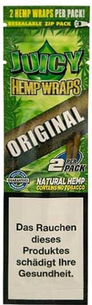 Juicy Blunts Hemp Wraps Original (Nat) 2Stk.