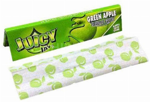 Juicy Jays King Size Slim Zigarettenpapier Green Apple 32 Stück mit Geschmack