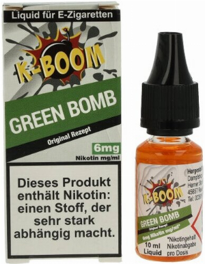 K-BOOM Green Bomb Original Rezept Liquid 10 ml 6mg