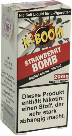 K-Boom Strawberry Bomb Nikotinsalz Liquid 20mg