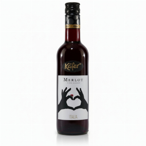 Käfer Merlot IGT rot trocken 0,25l Glasflasche