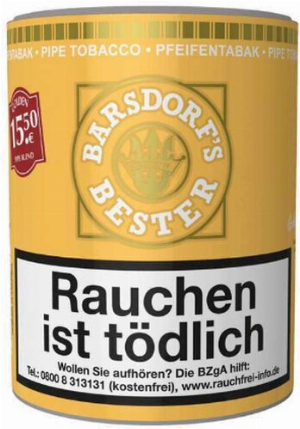 Käptn Barsdorf Bester Pfeifentabak Golden Pipe Blend (ehem. Honey and Rum) 160g Dose