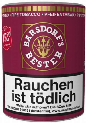 Käptn Barsdorf Bester Pfeifentabak Red 160g Dose
