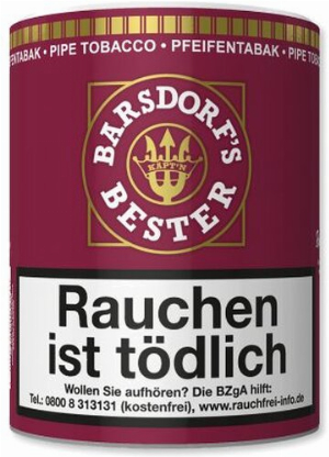 Käptn Barsdorf Bester Pfeifentabak Red 160g Dose